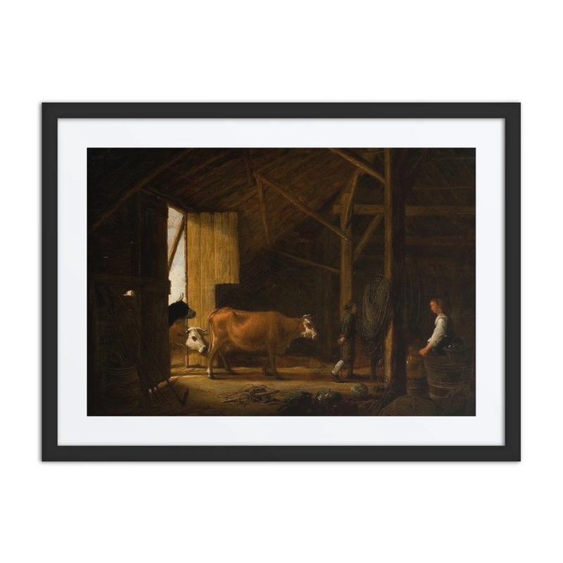 Interior of a Cowshed