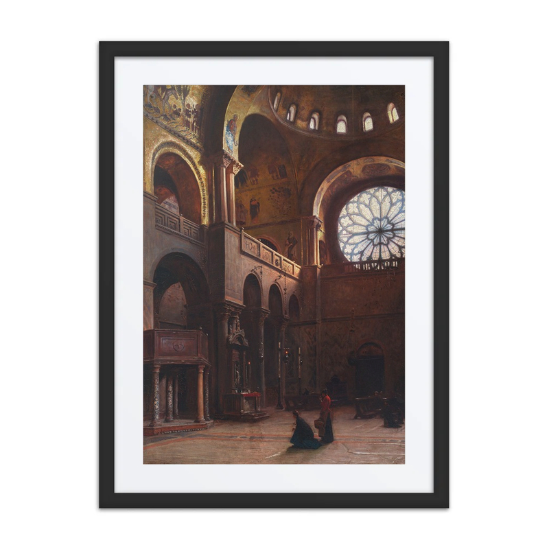Interior of St Mark’s Basilica in Venice