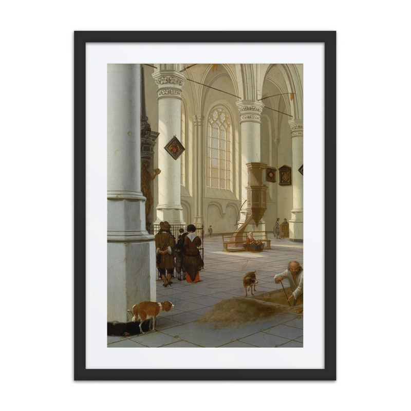 Interior of the Nieuwe Kerk in Delft