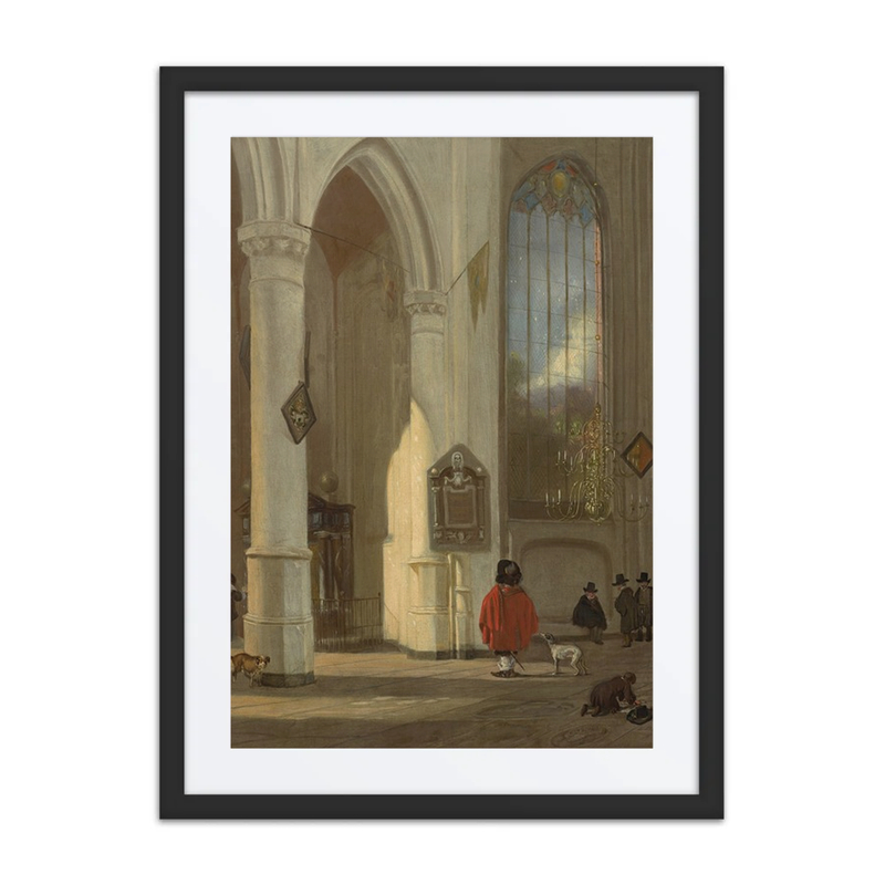 Interior of the Oude Kerk in Delft