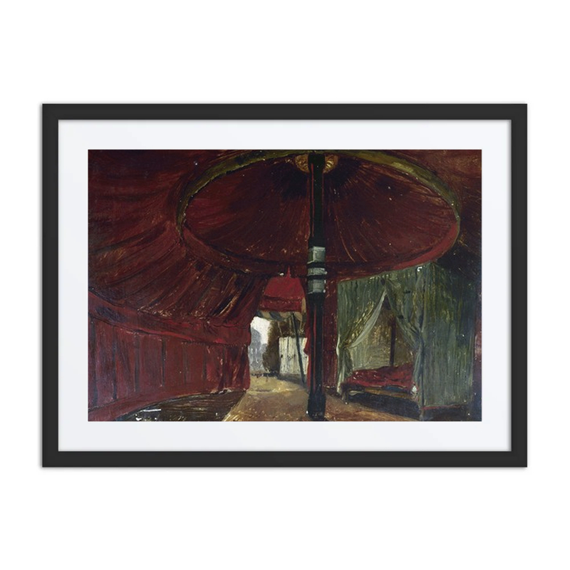 Interior of the Tent of the Son of the Emperor of Morocco