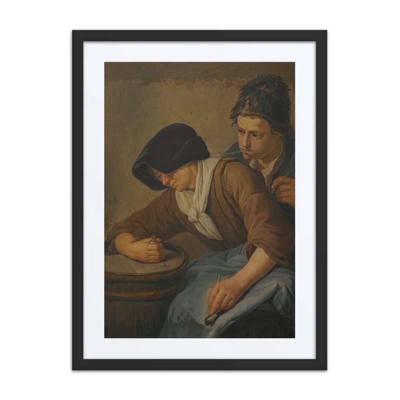 Interior with a Man and a Woman Smoking
