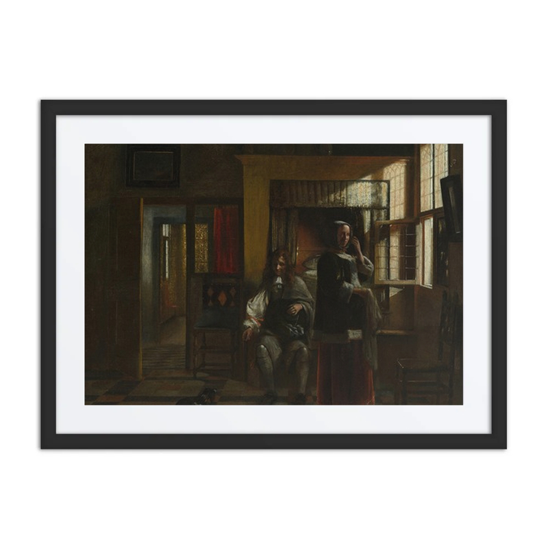 Interior with a Young Couple