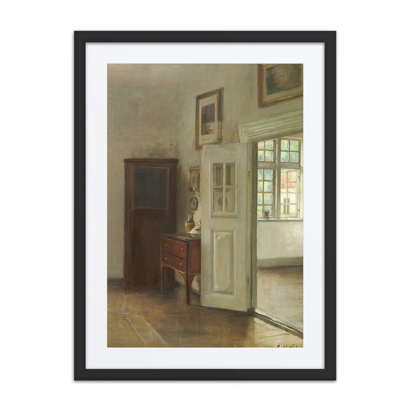 Interior with an Open Door