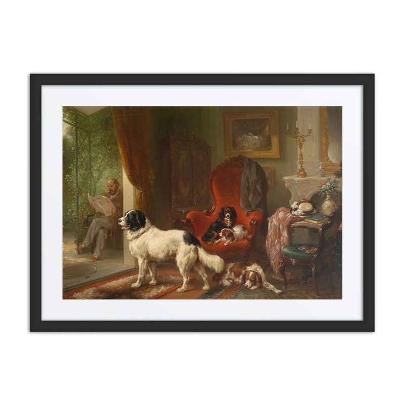 Interior with Dogs
