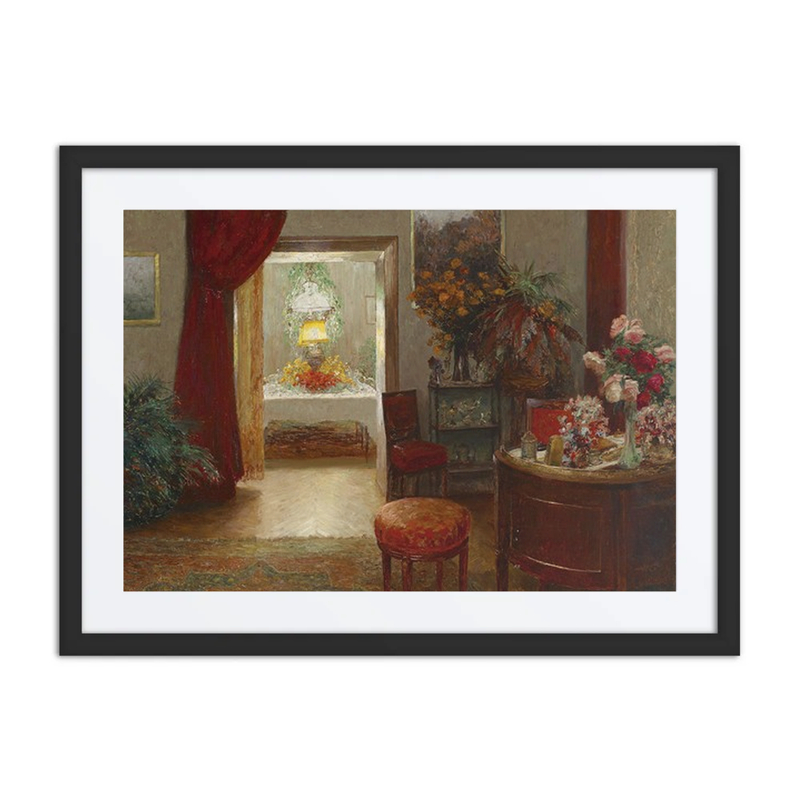 Interior with Festively Set Table