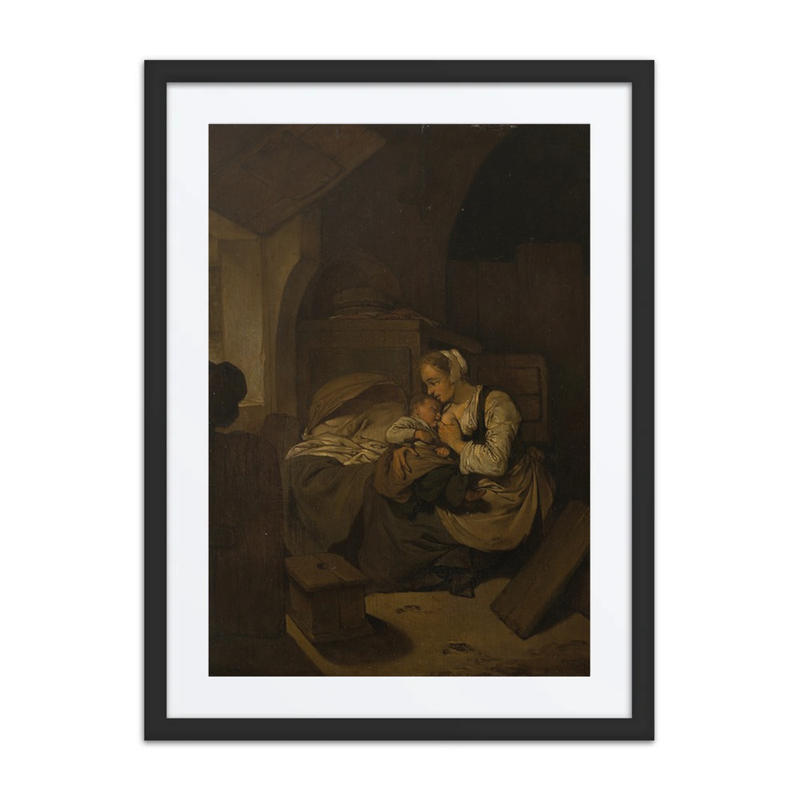 Interior with Nursing Mother