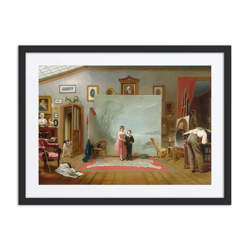Interior with Portraits