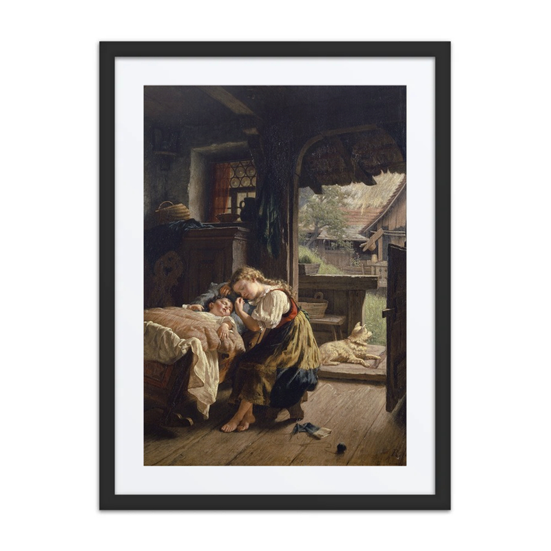 Interior with Sleeping Siblings