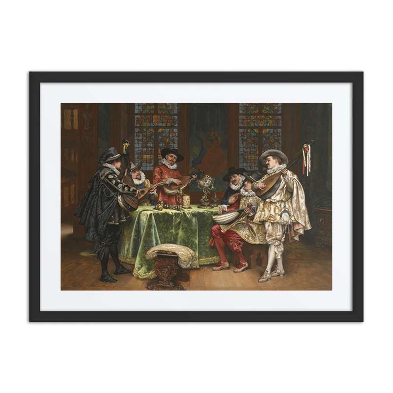 Interior with Troubadours