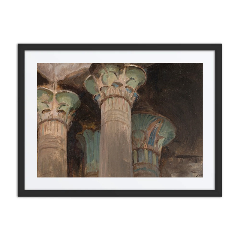 Isis – Capitals in the Temple of Isis. from the Journey to Egypt