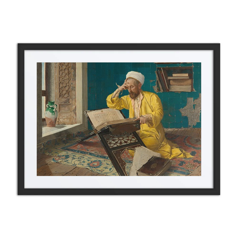 Islamic Theologian with Quran