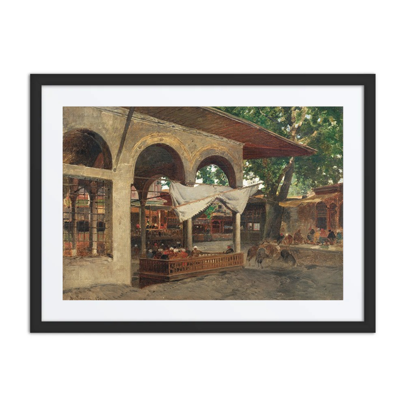 Istanbul, Under a Portico in Beykoz