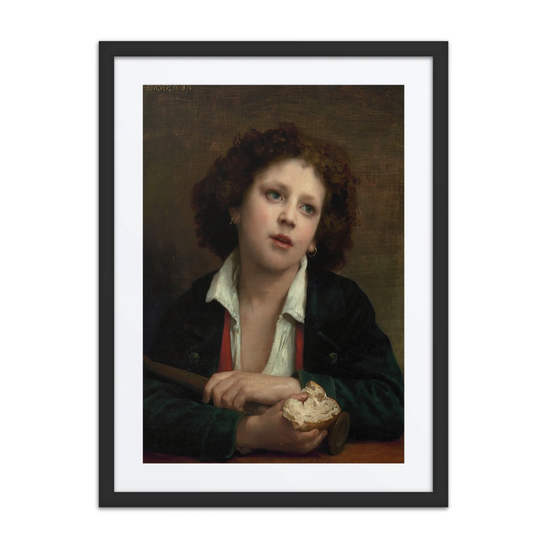 Italian Boy Holding Bread
