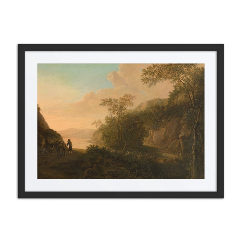 Italian Landscape with a Traveller