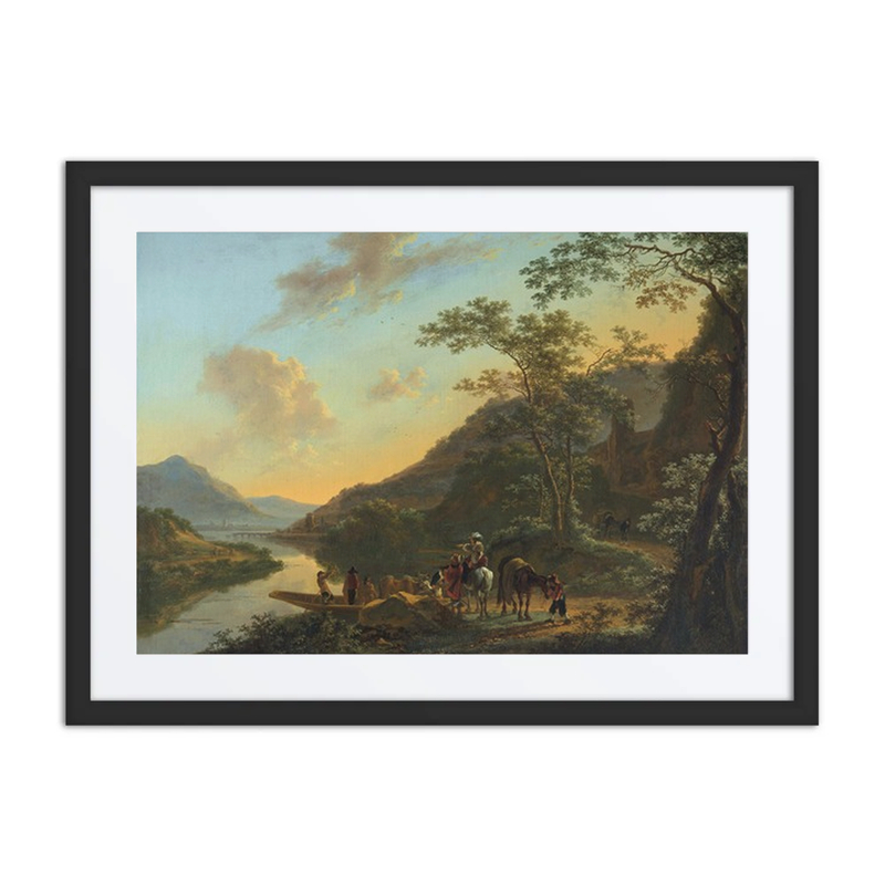 Italian Landscape with Ferry