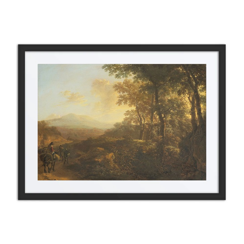 Italian Landscape with Mule Driver