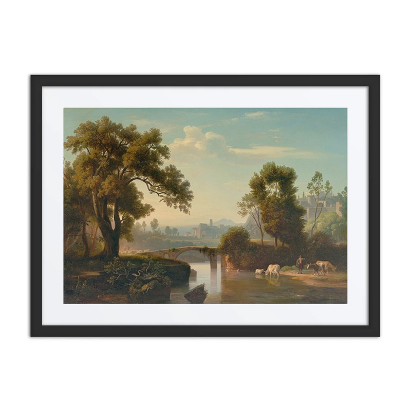 Italian Landscape with Shepherd
