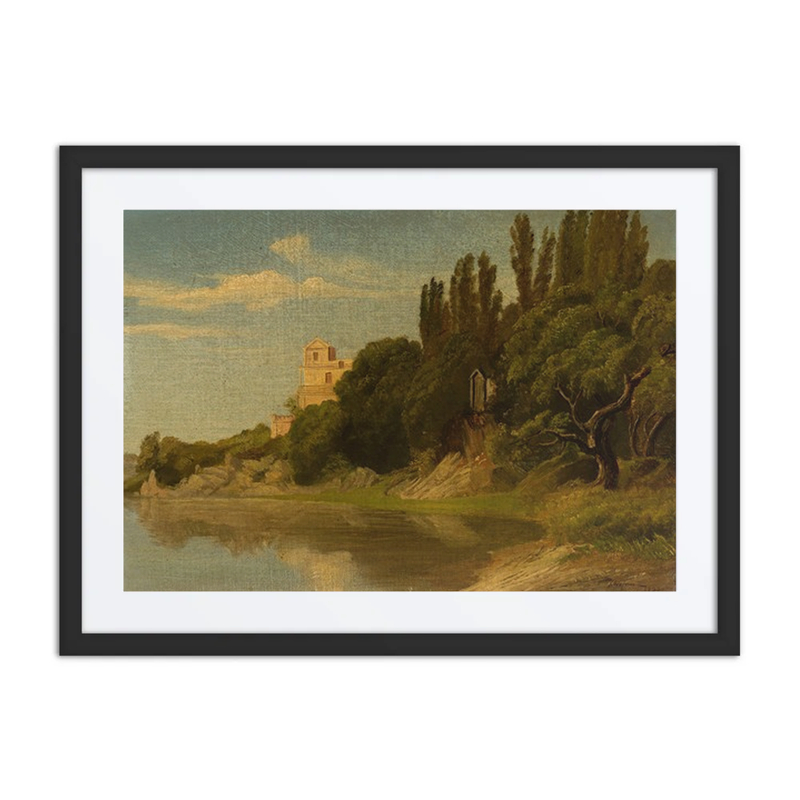 Italian Waterside Landscape