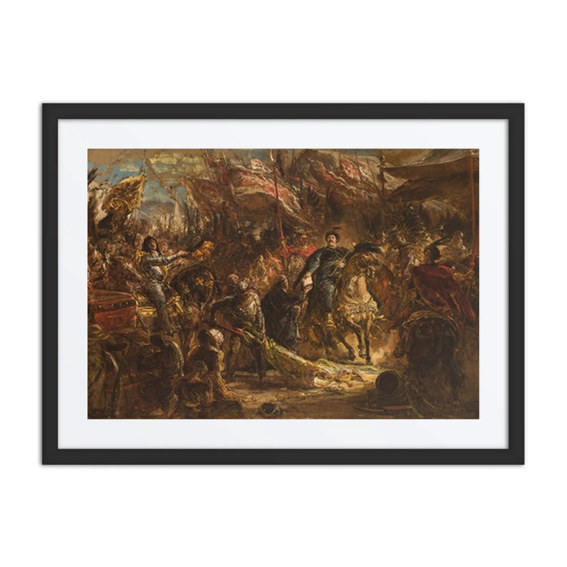 Jan III Sobieski Handing a Letter to Canon Denhoff with News of the Victory at Vienna