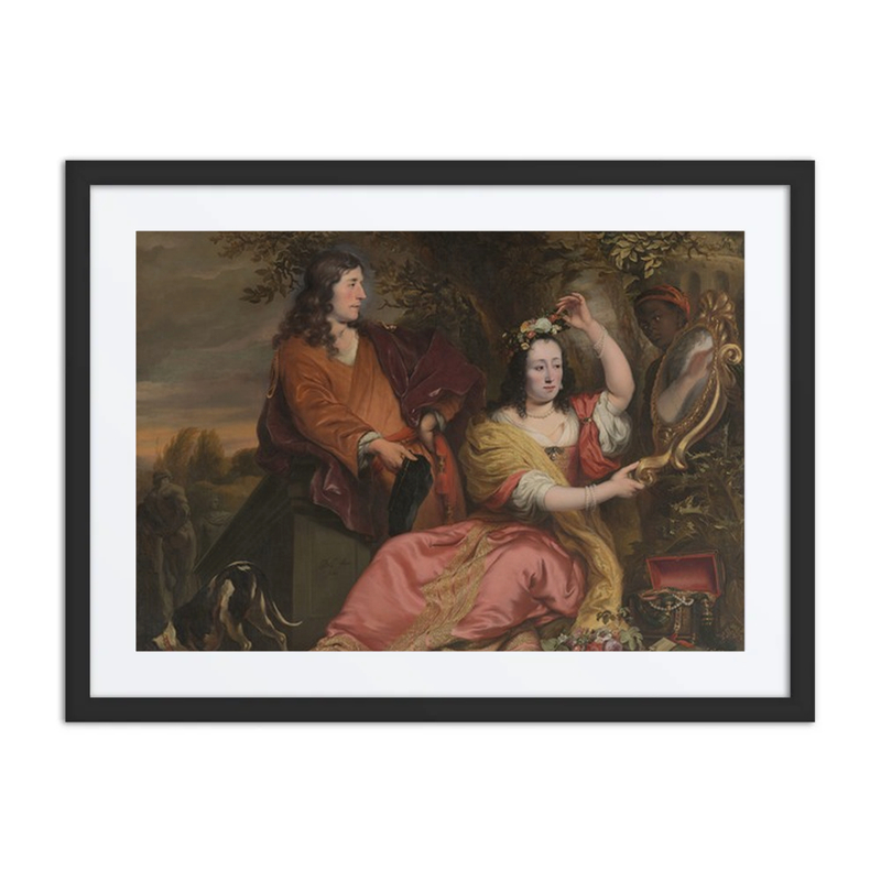Jan Van Der Voort and His Sister Catharina with a Servant