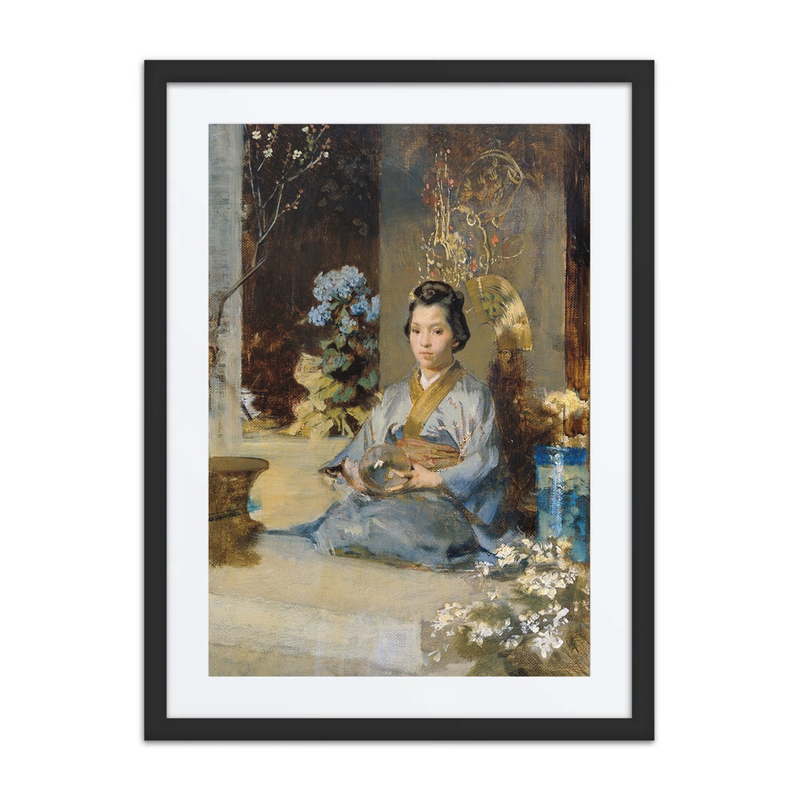 Japanese Woman in a Room