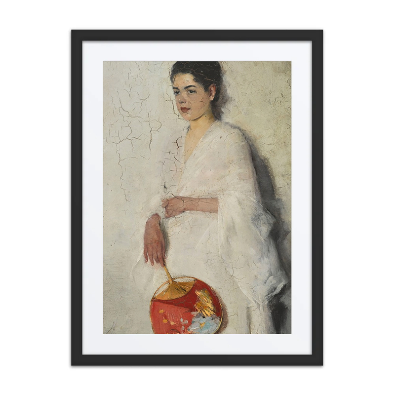 Japanese Woman with Fan