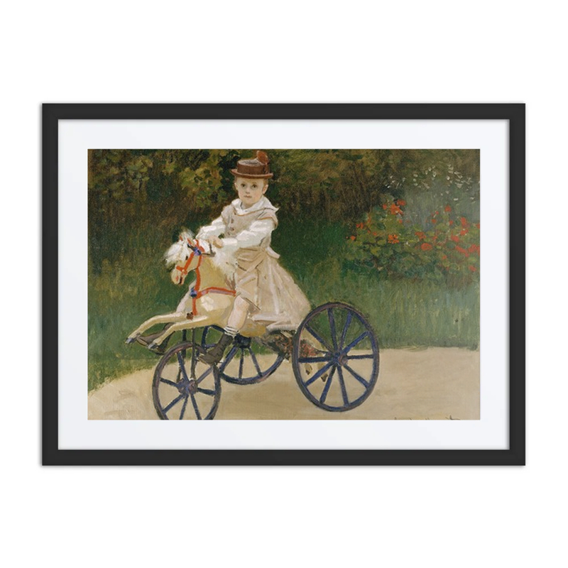 Jean Monet on His Tricycle