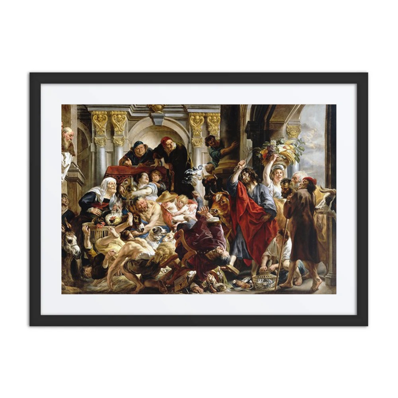 Jesus Driving the Merchants from the Temple