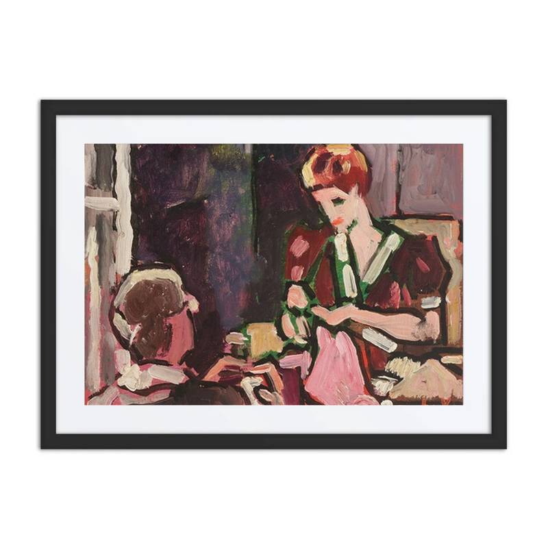 Jeune Femme Cousant