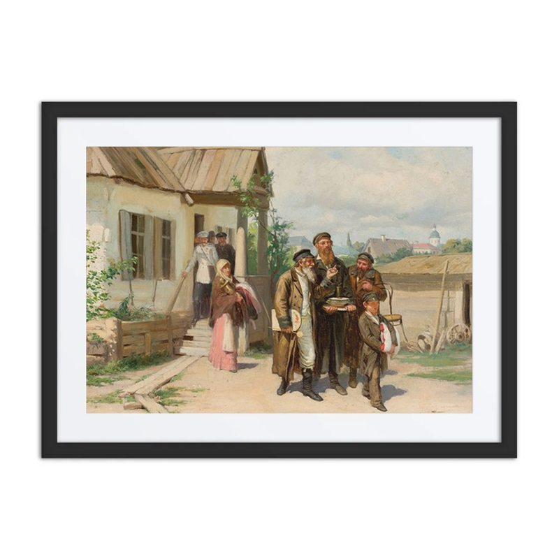 Jews Carrying Items Purchased at an Auction