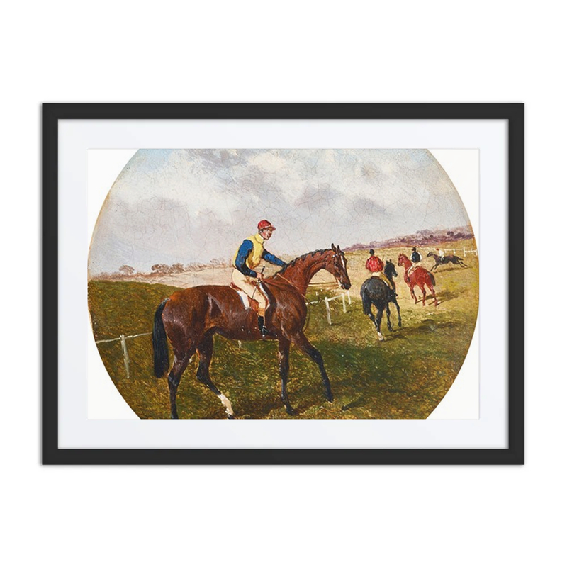 Jockeys on the Racecourse
