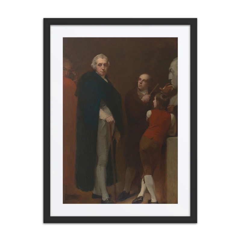 John Flaxman Modeling the Bust of William Hayley