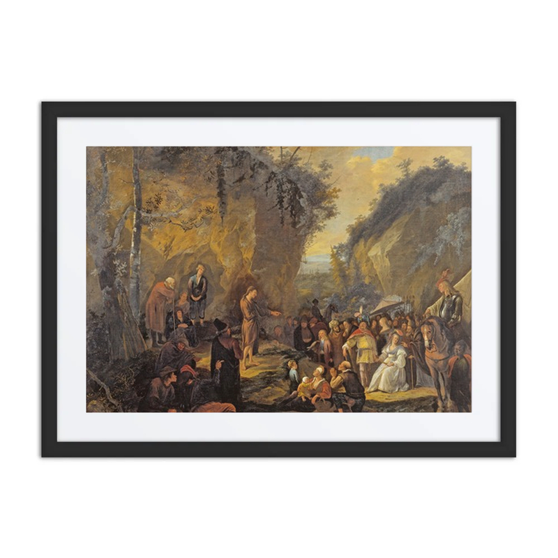 John the Baptist Preaching