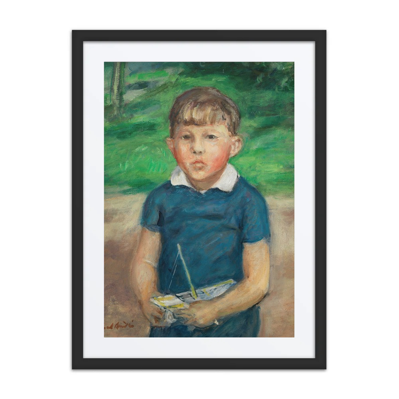 Junge Mit Modellboot