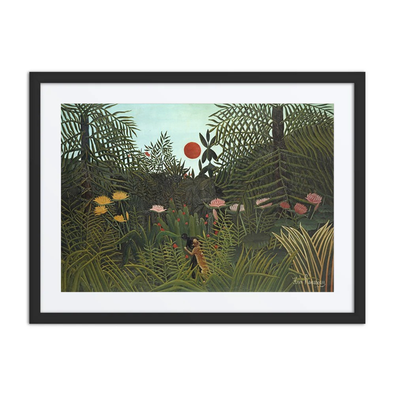 Jungle with Setting Sun