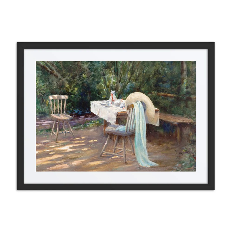 Kaffeestunde Im Garten (Gedeckter Tisch)
