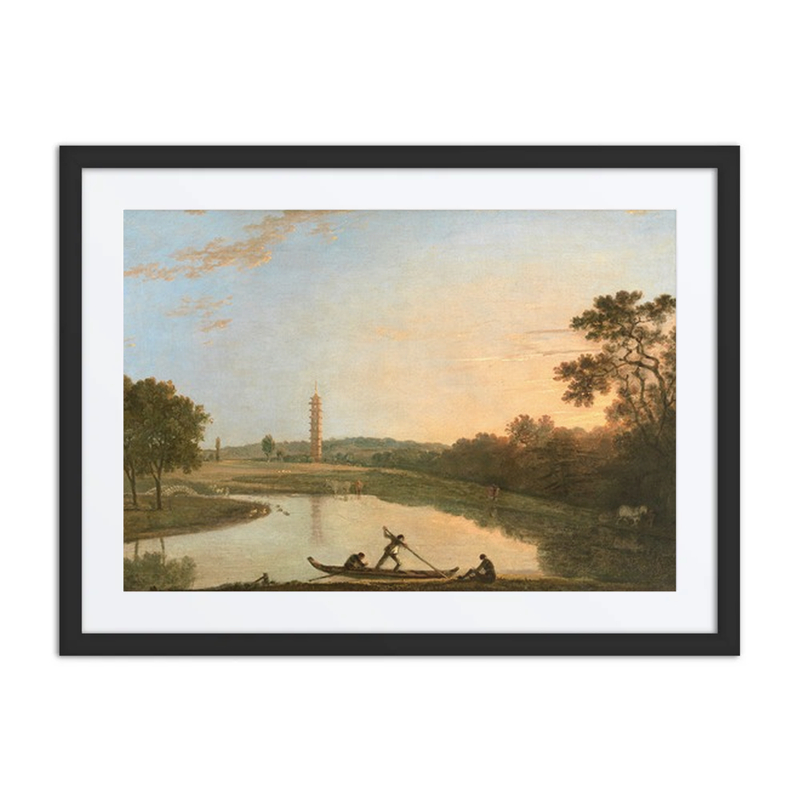 Kew Gardens: the Pagoda and Bridge