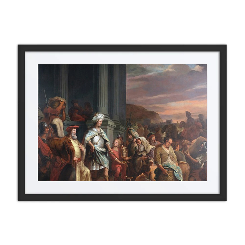 King Cyrus Handing over the Treasure Looted from the Temple of Jerusalem