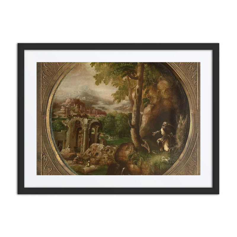 King David in a Landscape