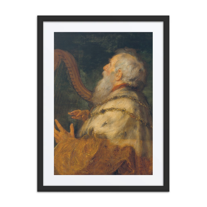 King David Playing the Harp