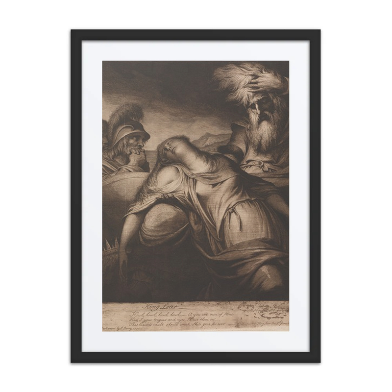 King Lear and Cordelia, Act V, Scene 10