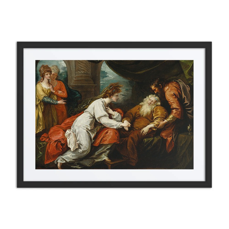 King Lear and Cordelia