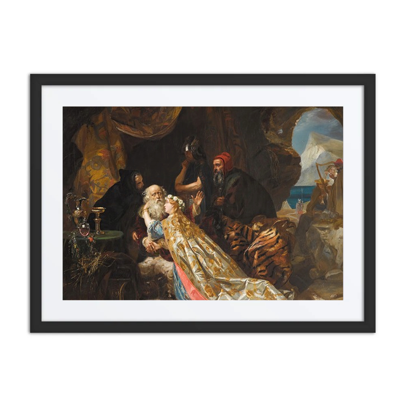 King Lear and Cordelia