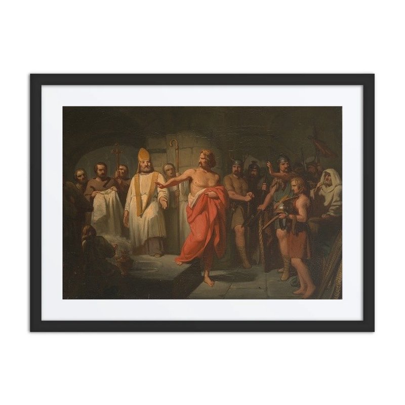King Radbout Refuses Baptism