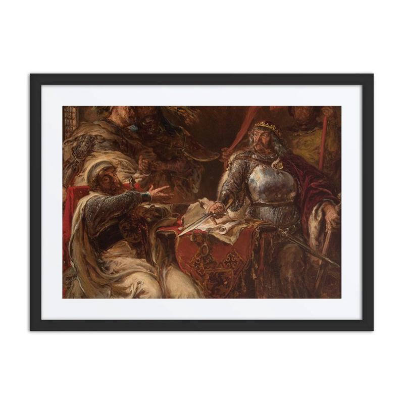 King Władysław Łokietek Breaks Negotiations with the Teutonic Knights