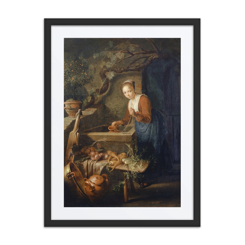 Kitchen Maid at the Well