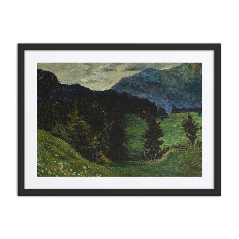 Kochel—Mountains with Firs