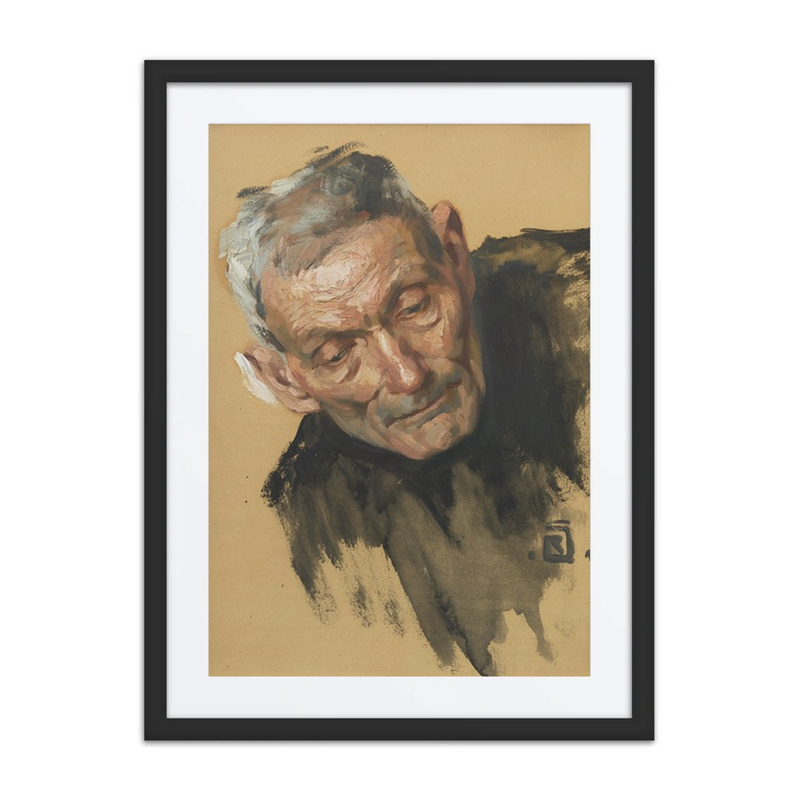 Kopf Eines Mannes Ölstudie