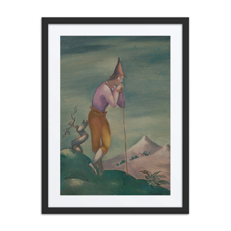 Krajobraz Z Wędrowcem